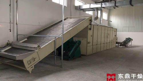 網帶式烘（hōng）幹機（jī）工藝流程、烘幹機設備